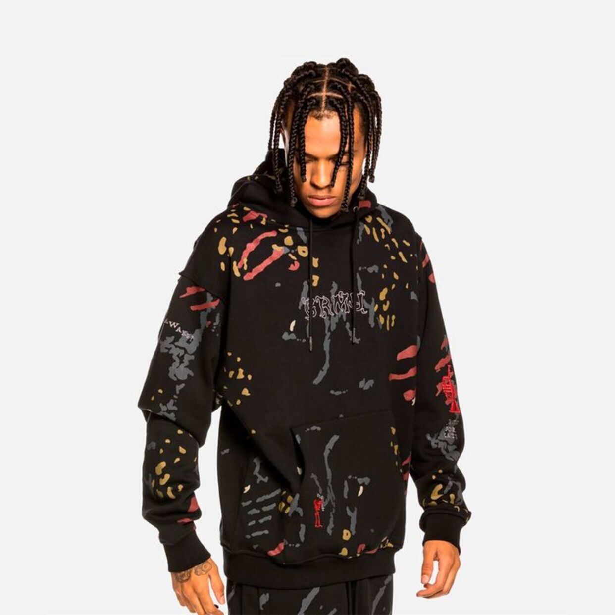 Jazz thing all over print hoodie gch513 blk  1 