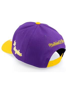 GORRA MITCHELL LOS ANGELES LAKERS PURPURA