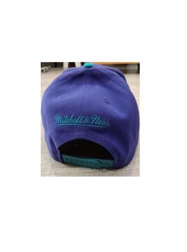 GORRA MITCHELL CHARLOTTE HORNETS PURPURA
