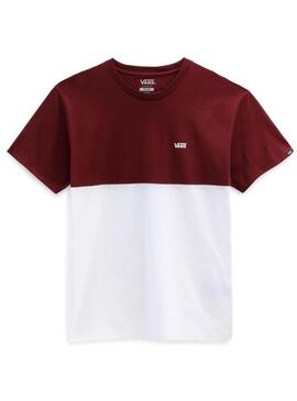 Camiseta Vans Colorblock Granate