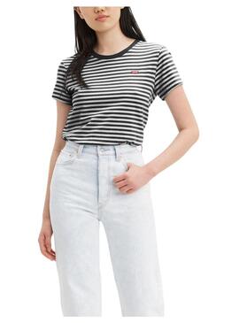 Camiseta Levi´s W Rayas Caviar