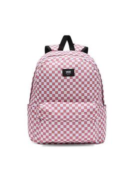 Mochila Vans check rose