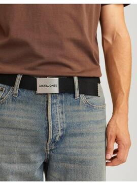 Cinturon JJ Lona Negro