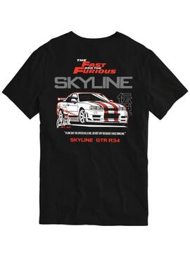 Camiseta Amen Skyline Negro