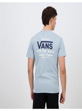 Camiseta Vans Holder ST Classic Celeste