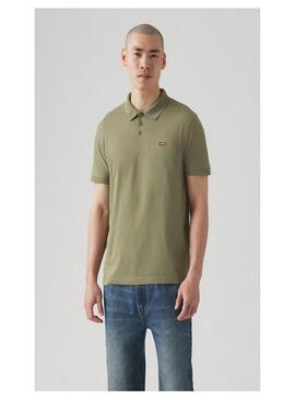 Polo Levi´s verde Pique