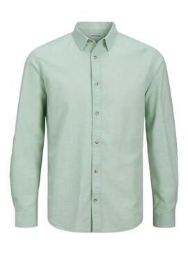CAMISA JJESUMMER LINO VERDE