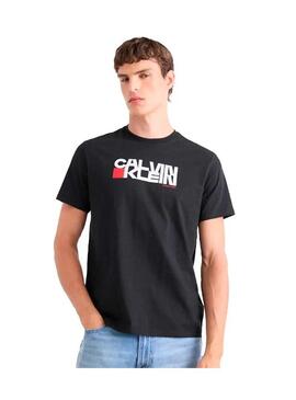 Camiset Ck Redbox Graphic Negra