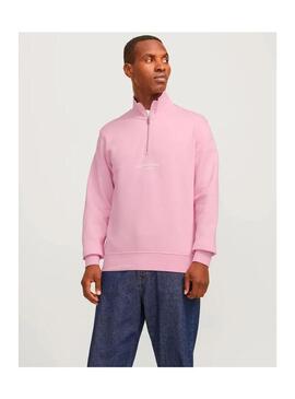 Sudadera JJ  Zip Vesterbro Rosa