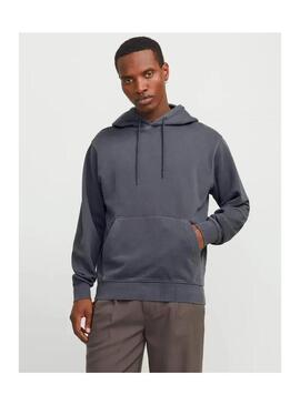 Sudadera JJ Echarge Capucha Gris