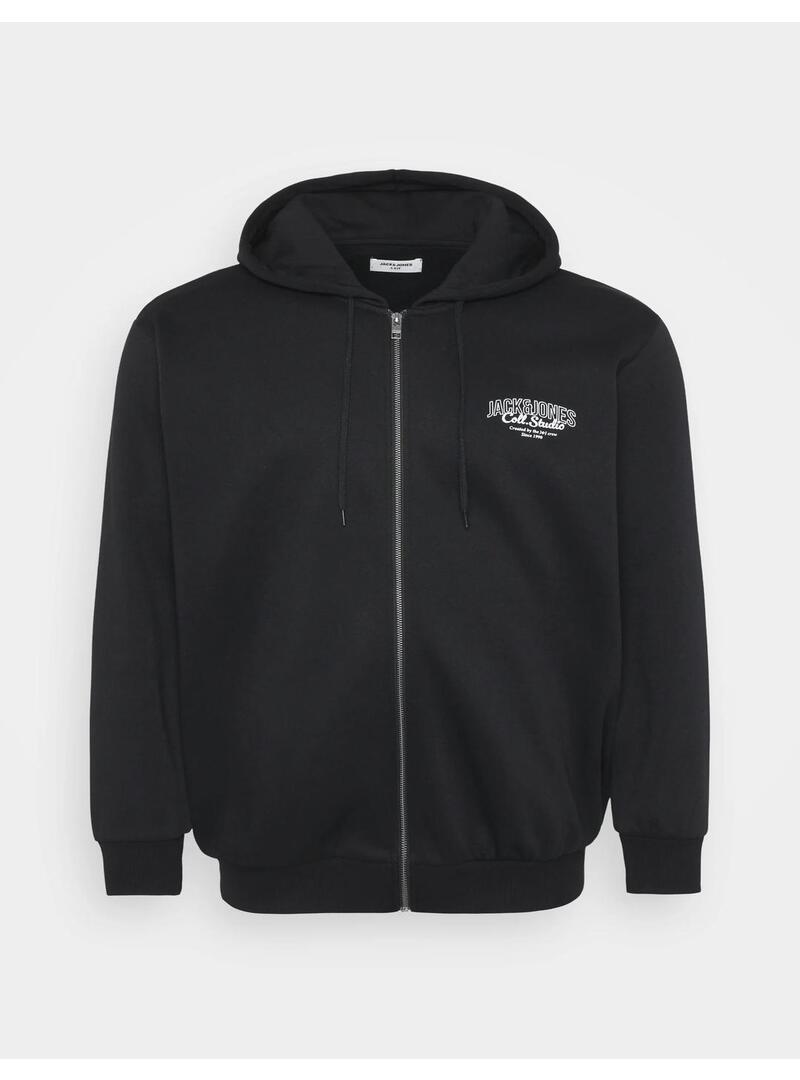 Sudadera JJ Makoto Negra cremallera
