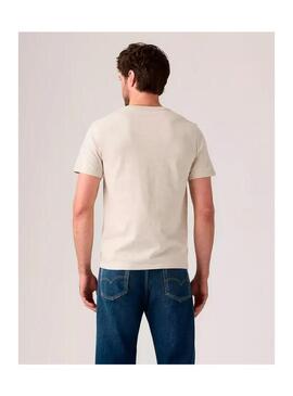 Camiseta Levis 56605 0282 Gris Jaspeado
