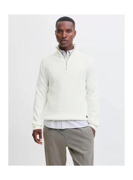 Jersey JJ Pannel 1/2 Zip Cloud Dancer