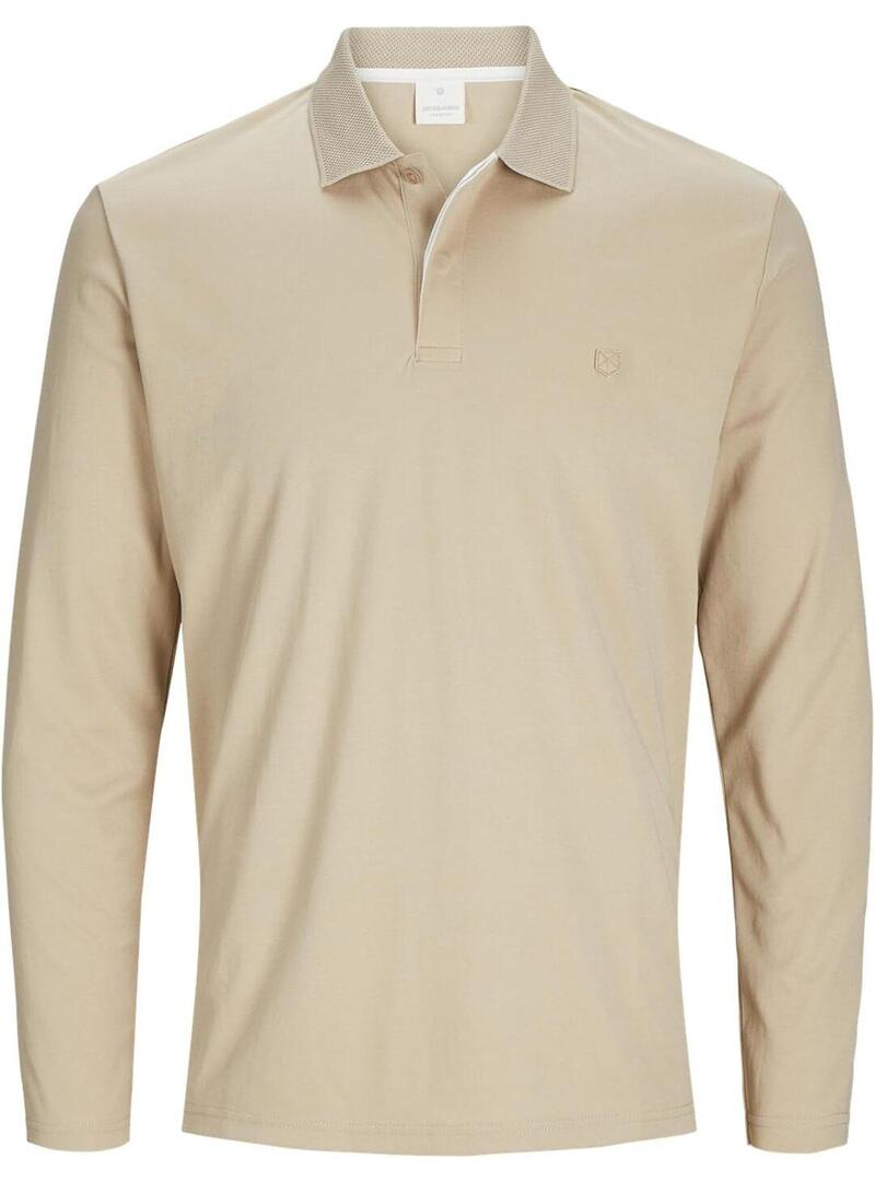 Polo JJ Crodney M/L Beige