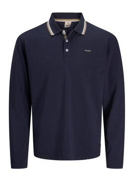 Polo JJ Blualves M/L Marino