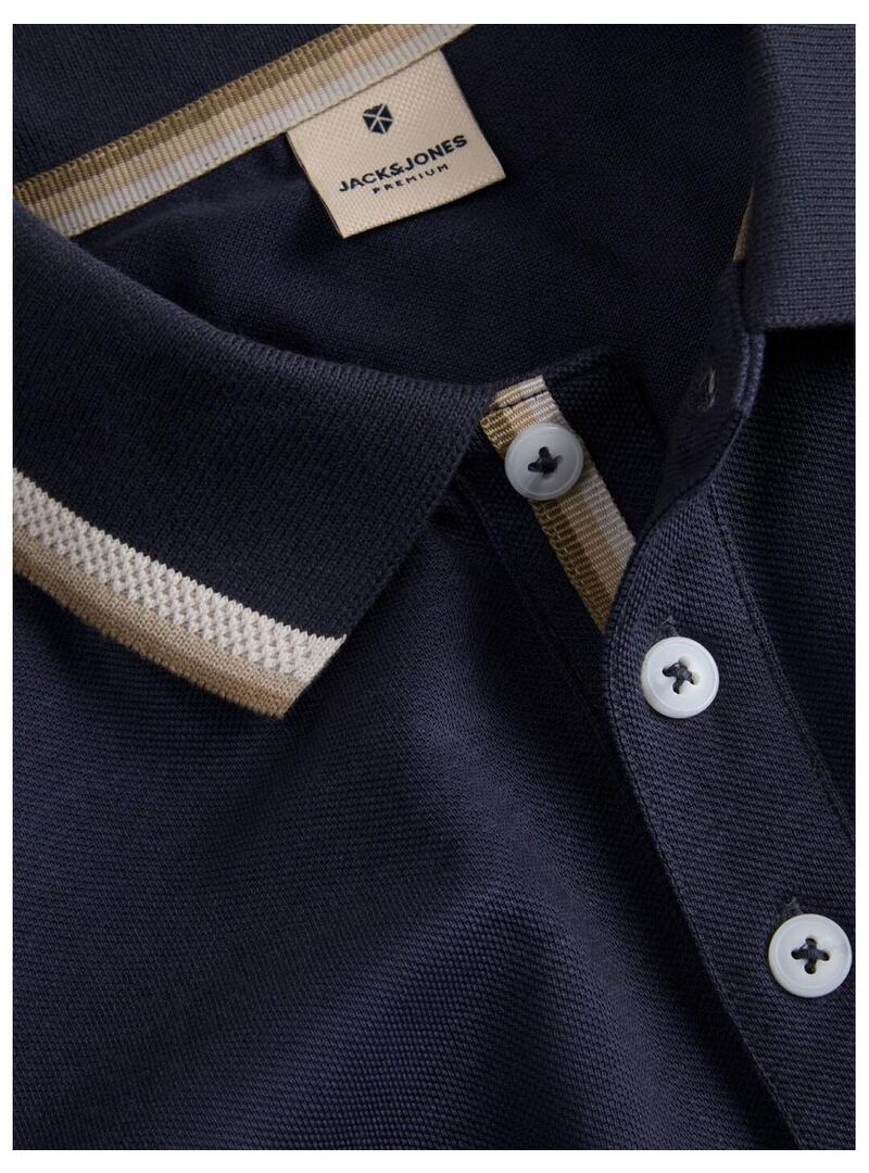 Polo JJ Blualves M/L Marino
