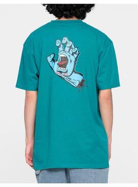 Camiseta Santa Cruz Screaming Hand Verde