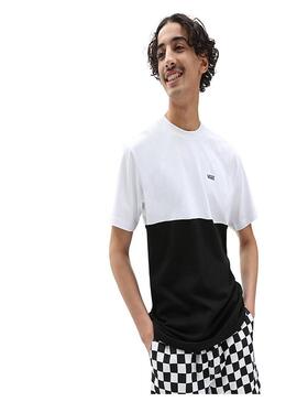 Camiseta Vans Colorblock Negro/Blanco