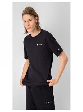 Camiseta Champion 218539  Logo P Negro