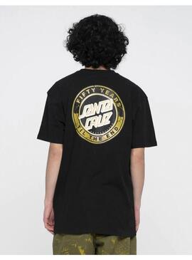 Camiseta Santa Cruz 50th Tte Dot Negra