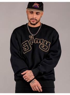 Sudadera Grimey Lust Mantra Crew Neck Negra