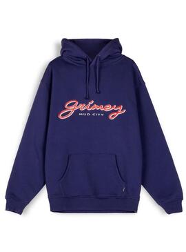 Sudadera Grimey Durm Storm Hoodie Navy