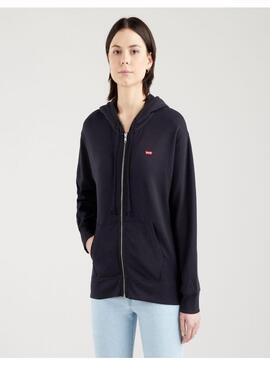 Sudadera W Cremallera Levi´s Negra