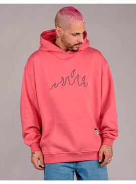Sudadera Grimey Snow Fox Coral