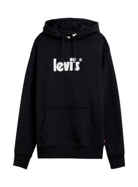 Sudadera Levi´s Relaxed Graphic Negra