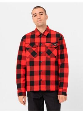 Camisa Dickies Lined Sacramento Rojo