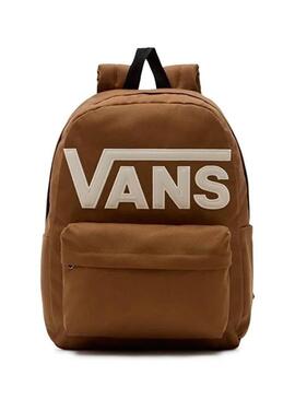 Mochila vans Logo grande Marron