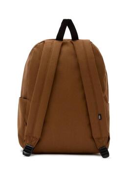 Mochila vans Logo grande Marron